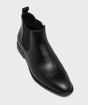 Boots Chelsea bout carré homme - Mario Baldano vue5 - MARIO BALDANO - GEMO