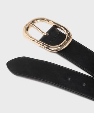 Ceinture à boucle en métal martelé femme vue2 - GEMO (ACCESS) - GEMO