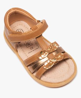 Sandales bébé fille à contrefort fermé et nœuds fantaisie vue5 - GEMO(BEBE DEBT) - GEMO