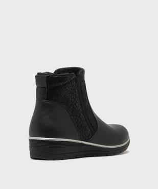 Boots confort avec doublure chaude femme - Hobiz vue4 - HOBIZ - GEMO