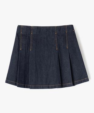 Jupe plissée en jean fille - LuluCastagnette vue3 - LULU CASTAGNETTE GEMO FOR GOOD - GEMO