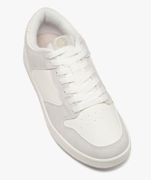 Baskets basses bicolores et grainées femme - Camps United vue5 - CAMPS GEMO FOR GOOD - GEMO