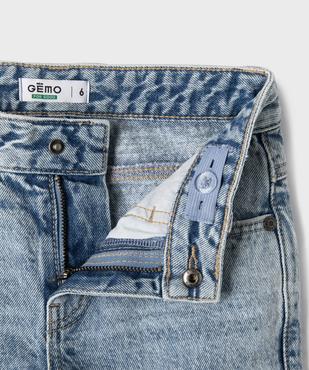 Jean regular en coton délavé garçon vue3 - GEMO 4G GARCON - GEMO