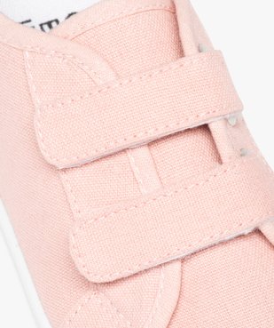Baskets fille en toile unie  fermeture scratch vue6 - GEMO (ENFANT) - GEMO