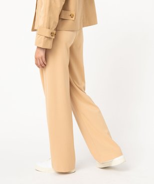 Pantalon large et souple femme vue3 - GEMO(FEMME PAP) - GEMO