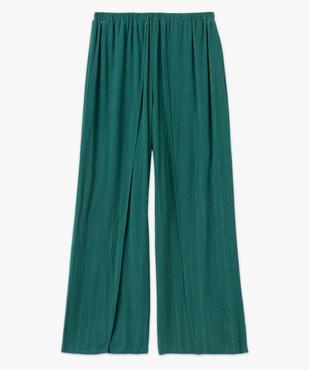 Pantalon de plage femme ouvert sur l’avant vue4 - GEMO 4G FEMME - GEMO