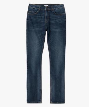 Jean homme coupe straight denim délavé vue4 - GEMO (HOMME) - GEMO