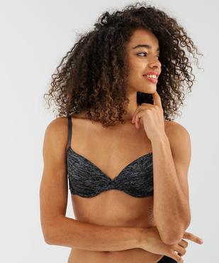 Soutien-gorge corbeille à armatures et bonnets moulés en microfibre vue5 - GEMO 4G FEMME - GEMO