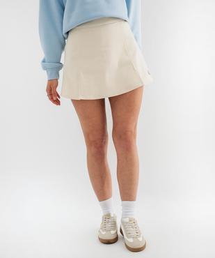 Jupe short en coton fille - LuluCastagnette x Alizée vue1 - LULUCASTAGNETTE - GEMO