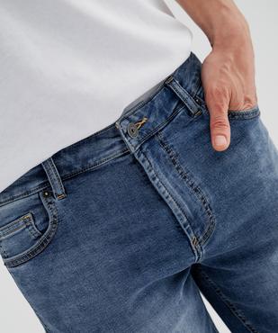 Bermuda en jean stretch coupe Regular homme vue2 - GEMO 4G HOMME - GEMO