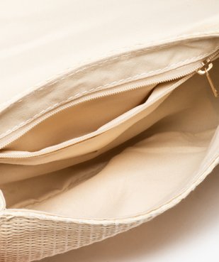 Sac à main femme compact et rond à décor en relief vue3 - GEMO (ACCESS) - GEMO