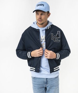 Blouson bomber esprit collège américain homme - Camps United vue4 - CAMPS GEMO FOR GOOD - GEMO