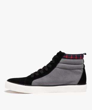 Baskets homme mid-cut en suédine à col rembourré vue3 - GEMO (SPORTSWR) - GEMO