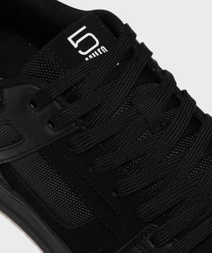 Baskets basses à lacets style skateshoes homme vue6 - 5 MILES - GEMO