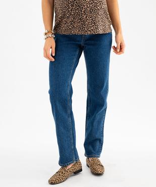 Jean de grossesse regular avec bandeau jersey haut vue1 - GEMO 4G MATERN - GEMO