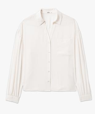 Chemise manches longues fluide femme vue4 - GEMO 4G FEMME - GEMO