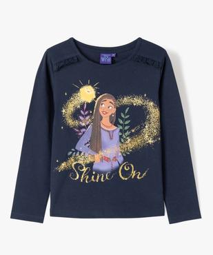 Tee-shirt à manches longues avec motif Wish fille - Disney vue1 - DISNEY PRINCESS - GEMO