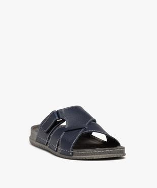 Mules confort multibrides croisées homme vue2 - GEMO (CASUAL) - GEMO