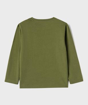 Tee-shirt manches longues avec large motif garçon vue6 - GEMO 4G GARCON - GEMO