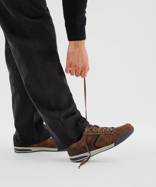 Baskets de ville bicolore à lacets homme - Urban Steps vue1 - URBAN STEPS - GEMO