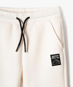 Bermuda en maille douce et extensible à taille élastiquée garçon vue2 - GEMO (ENFANT) - GEMO