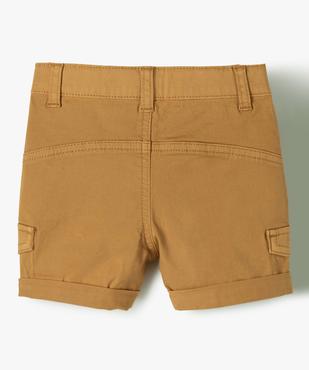 Short bébé garçon extensible look baroudeur vue4 - GEMO(BEBE DEBT) - GEMO