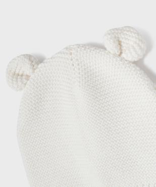 Bonnet de naissance avec oreilles vue2 - GEMO(BB COUCHE) - GEMO