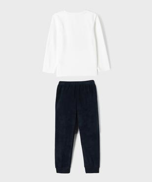 Pyjama en maille polaire bicolore avec motif animaux garçon vue4 - GEMO (ENFANT) - GEMO