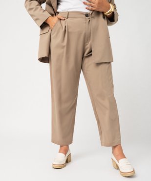 Pantalon de tailleur droit femme grande taille vue1 - GEMO (G TAILLE) - GEMO