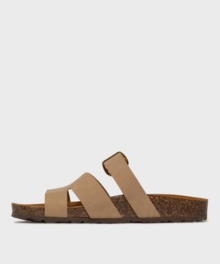 Mules semelle intérieure cuir anatomique femme vue3 - VALENTINA BALDA - GEMO