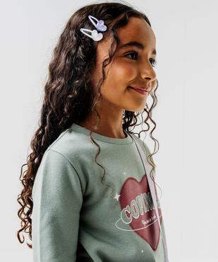 Barrettes cheveux clic-clac pailletées motifs coeurs fille (lot de 6) vue1 - GEMO (ACCESS) - GEMO