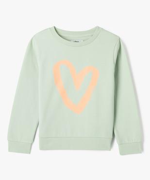 Sweat molletonné avec motif fille vue1 - GEMO (ENFANT) - GEMO