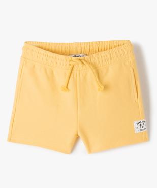 Short bébé en coton texturé aspect rayé vue1 - GEMO(BEBE DEBT) - GEMO