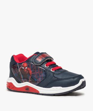 Baskets garçon semelle lumineuse et scratch Spider-Man vue2 - SPIDERMAN - GEMO