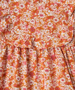 Robe ample à manches longues fleurie bébé fille - LuluCastagnette vue3 - LULUCASTAGNETTE - GEMO