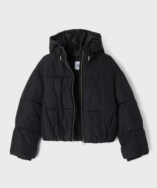 Parka courte et large à capuche fille vue5 - GEMO 4G FILLE - GEMO