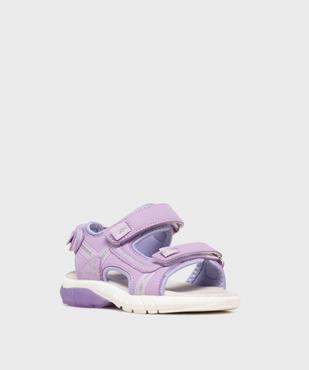 Sandales en toile ajustables par 3 scratchs fille - Lovely Wings vue2 - LOVELY WINGS - GEMO