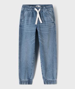 Jean jogger à coupe regular garçon vue1 - GEMO (ENFANT) - GEMO