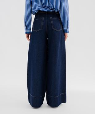 Jean cropped wide leg taille haute femme - LuluCastagnette X Alizée vue3 - LULUCASTAGNETTE - GEMO
