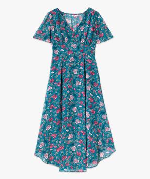 Robe longue taille empire en voile fleuri femme vue5 - GEMO(FEMME PAP) - GEMO