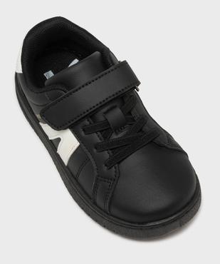 Baskets à scratch avec empiècements contrastants garçon - 5 Miles vue5 - 5 MILES - GEMO