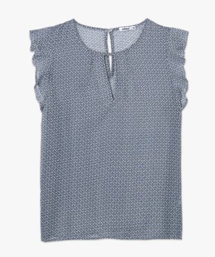 Blouse femme sans manches avec fente sur le décolleté vue4 - GEMO(FEMME PAP) - GEMO