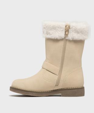 Bottines avec fourrure imitation et paillettes fille - Lovely Wings vue3 - LOVELY WINGS - GEMO