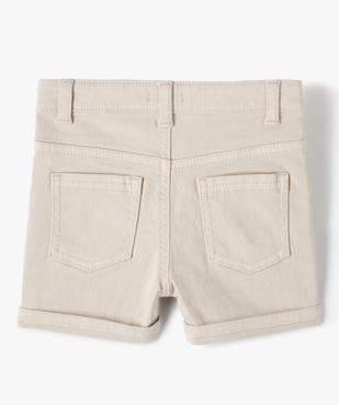 Short bébé garçon en toile de coton vue3 - GEMO(BEBE DEBT) - GEMO