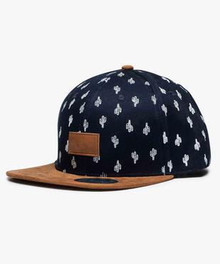 Casquette garçon à motifs cactus et visière contrastante vue1 - GEMO (JUNIOR) - GEMO
