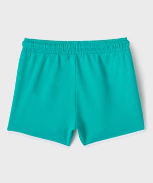 Short en maille avec biais contrastants fille vue4 - GEMO 4G FILLE - GEMO