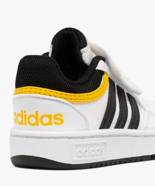 Baskets garçon à large scratch Hoops low - Adidas vue6 - ADIDAS - GEMO