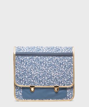 Cartable à motifs fleuris fille vue1 - GEMO (ACCESS) - GEMO