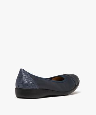 Ballerines confort en cuir femme vue4 - G'FLEX - GEMO