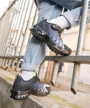 Baskets basses en mesh respirant et scratch garçon vue1 - 5 MILES - GEMO